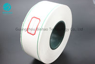 کاغذ فیلتر توتون و تنباکو با قطر 60 میلی متر سفید نوار Cig بسته بندی استاندارد ISO9001 استاندارد با روغن براق