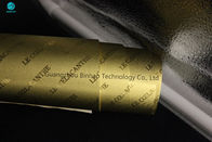 کاغذ بسته بندی فویل آلومینیومی برجسته با رنگ نقره ای طلایی در استاندارد 1500 متر یک بوبین