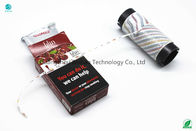 رول شکل Easy Tear Packaging Tape Molasses Permanent Secure Multicolored For Shisha Tobacco