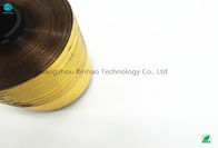 نوارهای براق نوار اشکال BOPP قابل چاپ اندازه متر طولانی طلایی 10000 میلی متر
