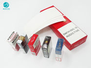 آرم های برجسته موارد بسته بندی مقوایی با دوام سفارشی برای دخانیات سیگار