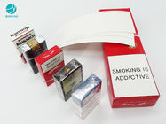موارد کارتن لوگو برجسته شخصی برای بسته کامل سیگار