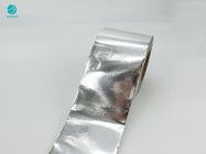 کاغذ فویل آلومینیوم نقره ای نقره ای آرم سفارشی برای بسته بندی سیگار 114 میلی متر