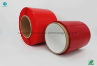 Tear Tape MOPP Material آسان رنگ قرمز 5 میلی متر عرض 152 میلی متر هسته داخلی