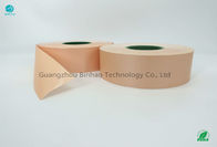 Pink Surface Gloss Oil Tipping Paper Cigarette Packing Wood Pulp تخلخل 300cu