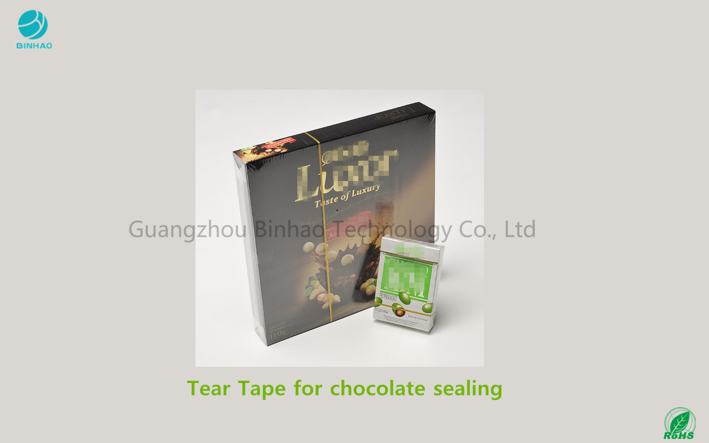توتون و تنباکو Tearable Self Tester Tear Tape برای شکلات، بسته بندی آبنبات