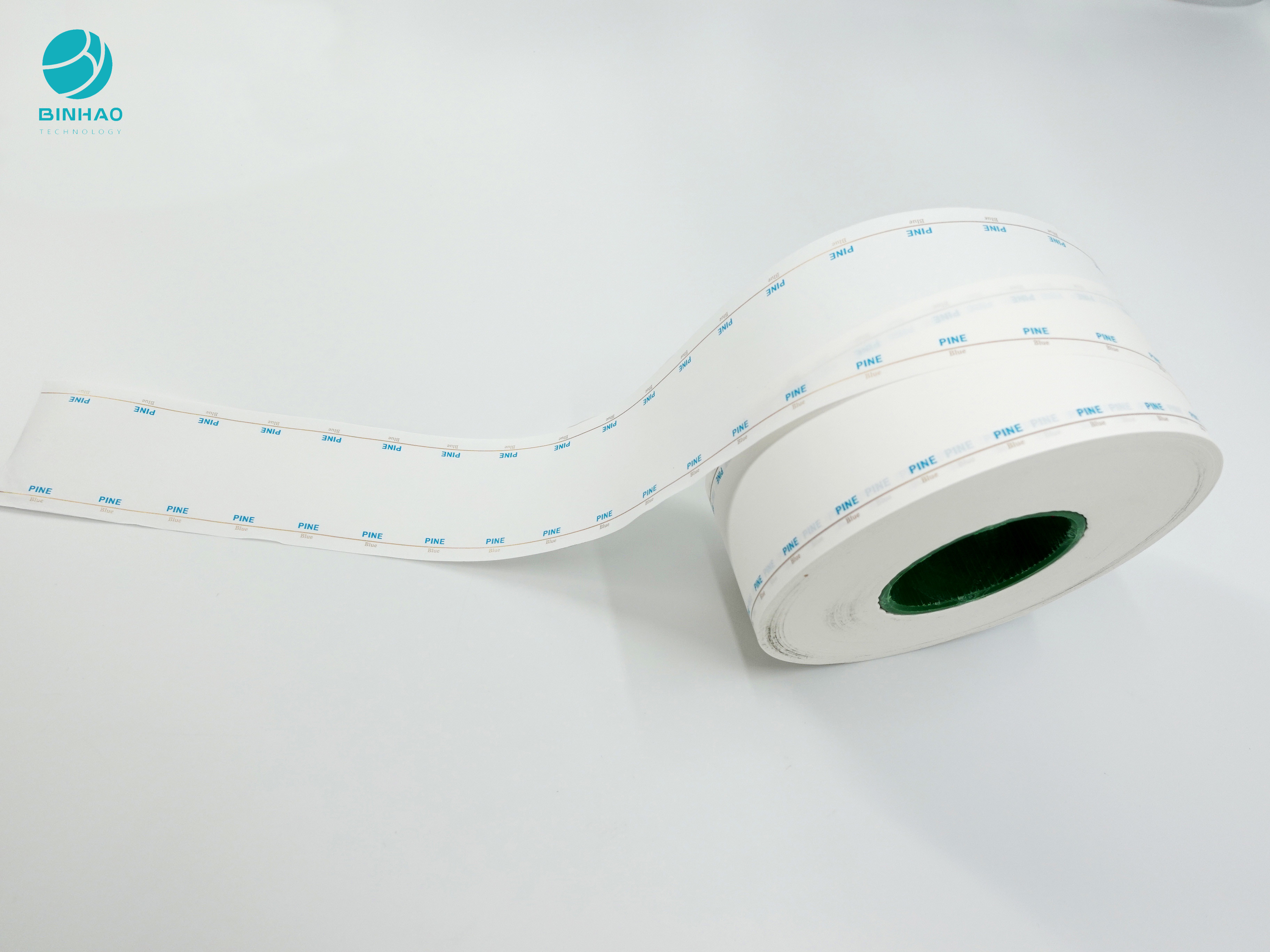 کاغذ برش آرم سفارشی 64 میلی متری سفید برای بسته بندی فیلتر سیگار