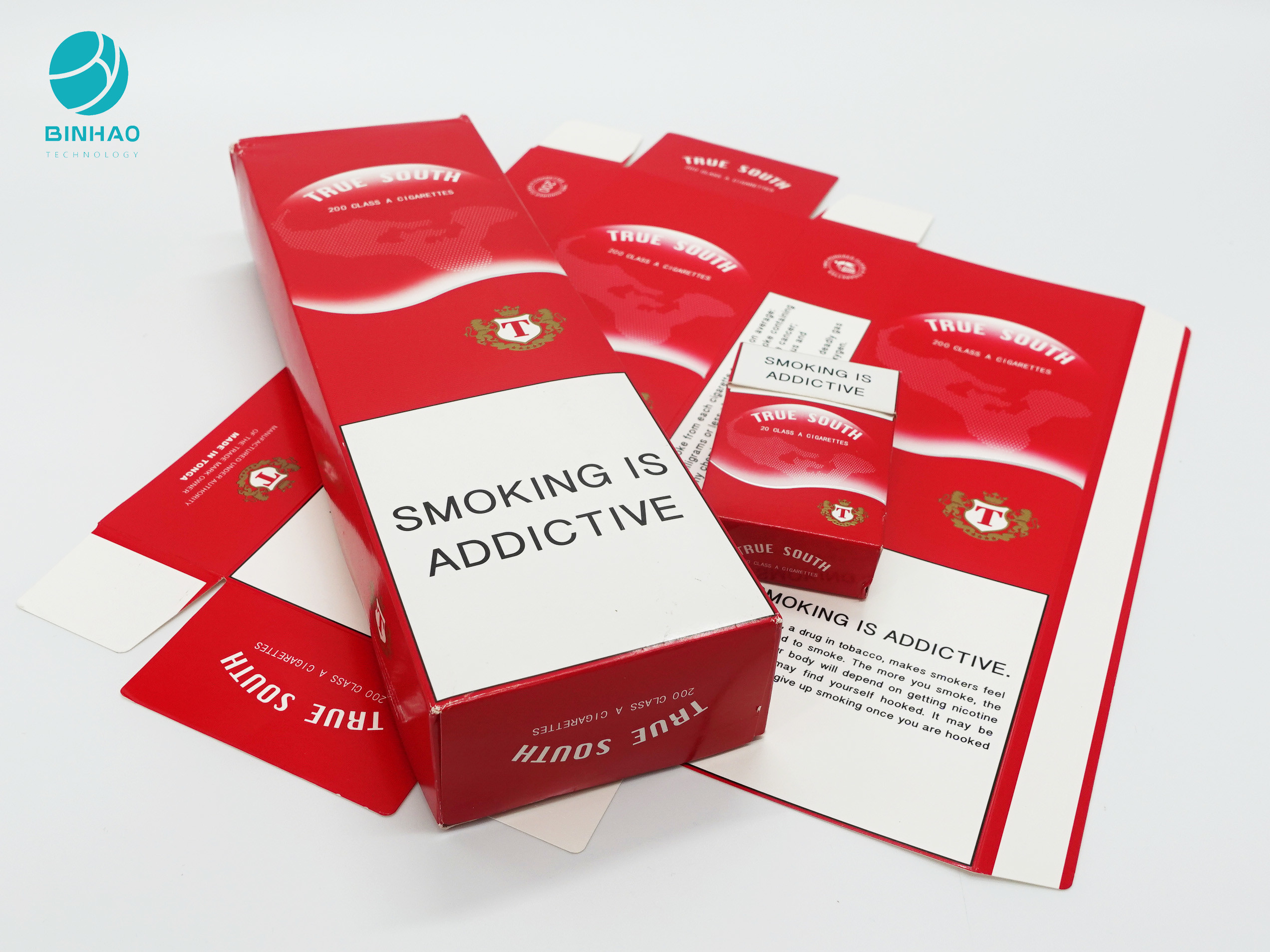 جعبه محصولات مقوایی بسته بندی سیگار یکبار مصرف با طراحی شخصی