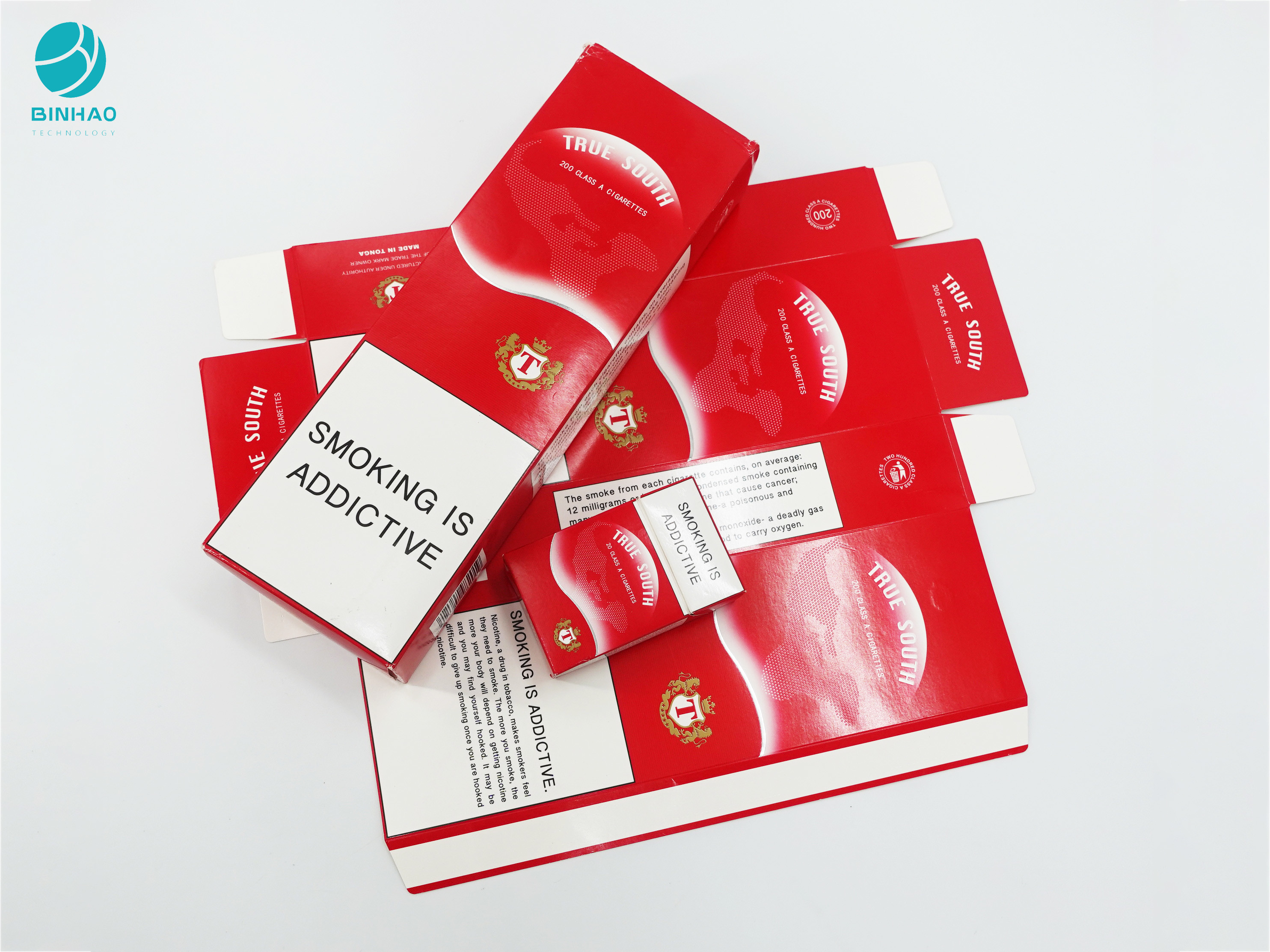 کارتن رنگارنگ سازگار با محیط زیست برای بسته بندی سیگار تنباکو