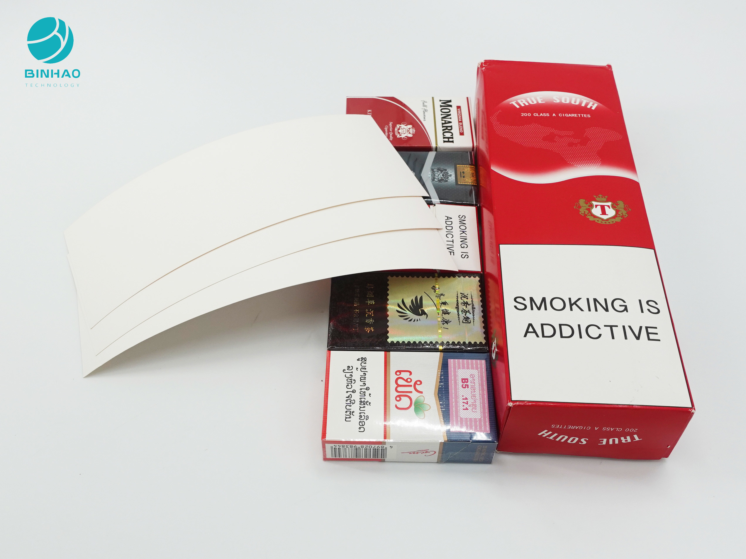 جعبه های یکبار مصرف جعبه کاغذی با دوام سفارشی برای بسته بندی سیگار