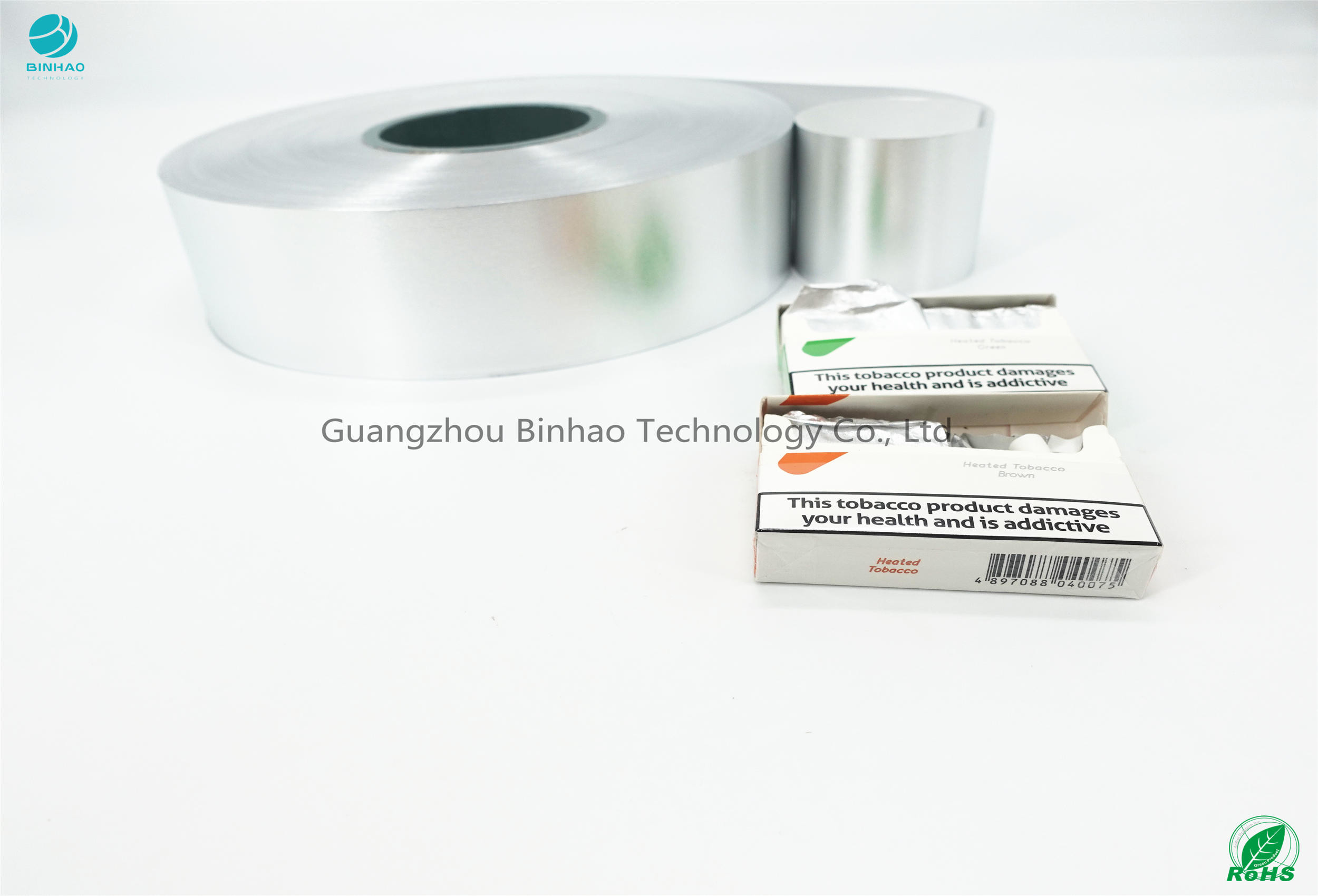 تحویل خوب آلومینیوم فویل کاغذ 1500M HNB سیگار الکترونیکی مواد بسته بندی
