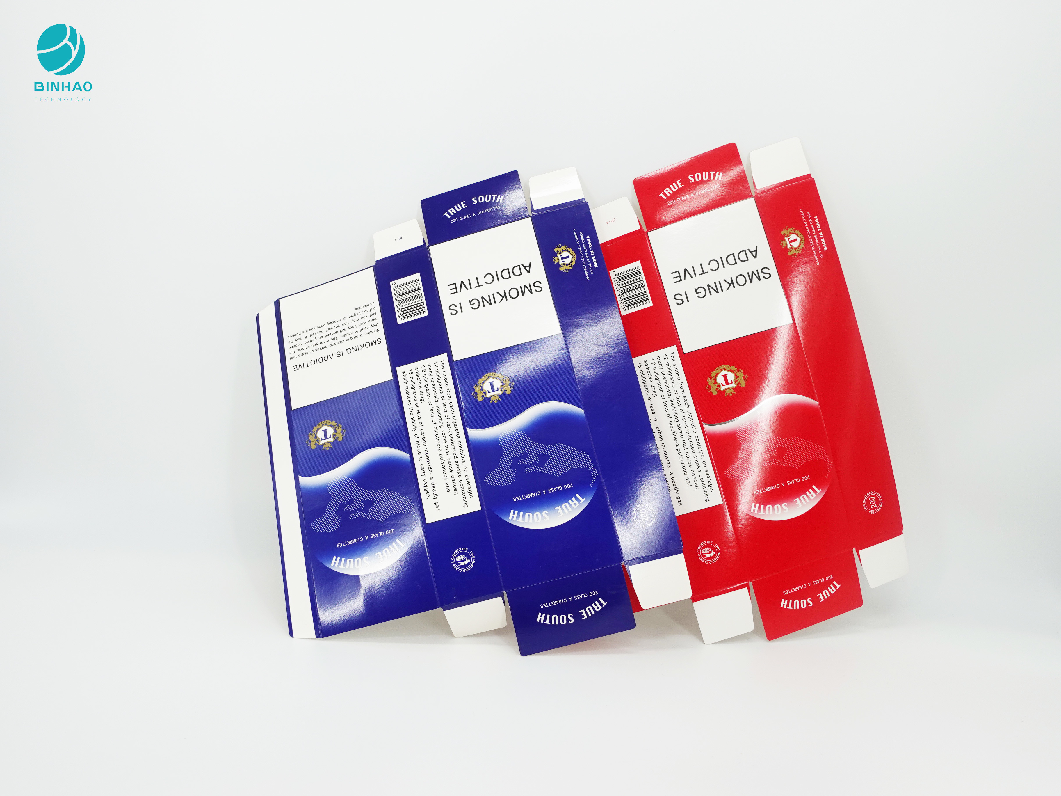 جعبه مقوایی OEM Matt Lamination برای بسته بندی کامل سیگار توتون و تنباکو