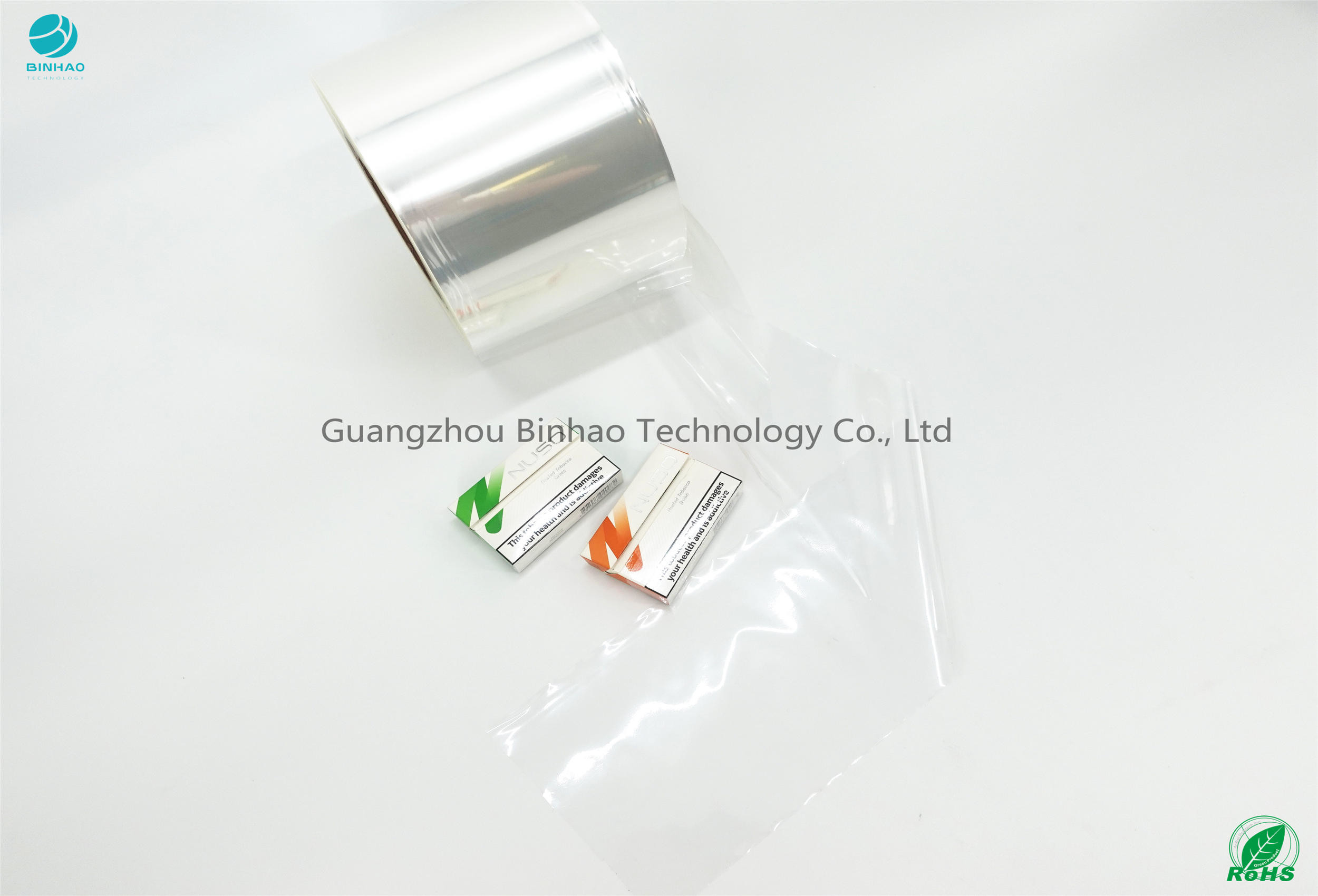 مقاومت در برابر مواد مضر BOPP Film HNB E-Cigarette بسته بندی مواد بسته بندی نوار 2.5 میلی متر