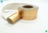 کاغذ فویل آلومینیومی با ابعاد Bobbin Shape Gold 99.45 58gsm Tobacco King
