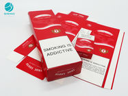 موارد بسته بندی مقوایی قرمز رنگ تزئینی برای محصولات دخانیات سیگار