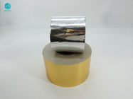 کاغذ فویل آلومینیومی طلای نقره ای طلای براق و صاف برای بسته بندی داخلی سیگار