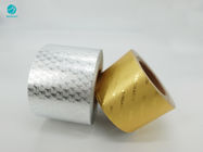 کاغذ فویل آلومینیومی آرم آلومینیومی برجسته نقره ای نقره ای 6.5 میکروفونی برای بسته بندی سیگار