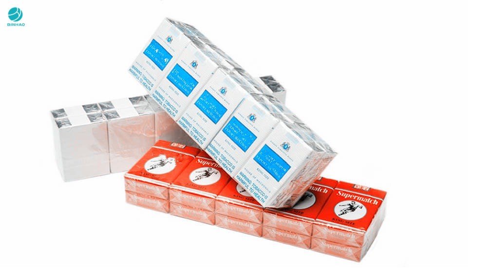 فیلم بسته بندی RoHS PVC برای جعبه سیگار برهنه برهنه / فیلم بسته بندی مواد غذایی PVC