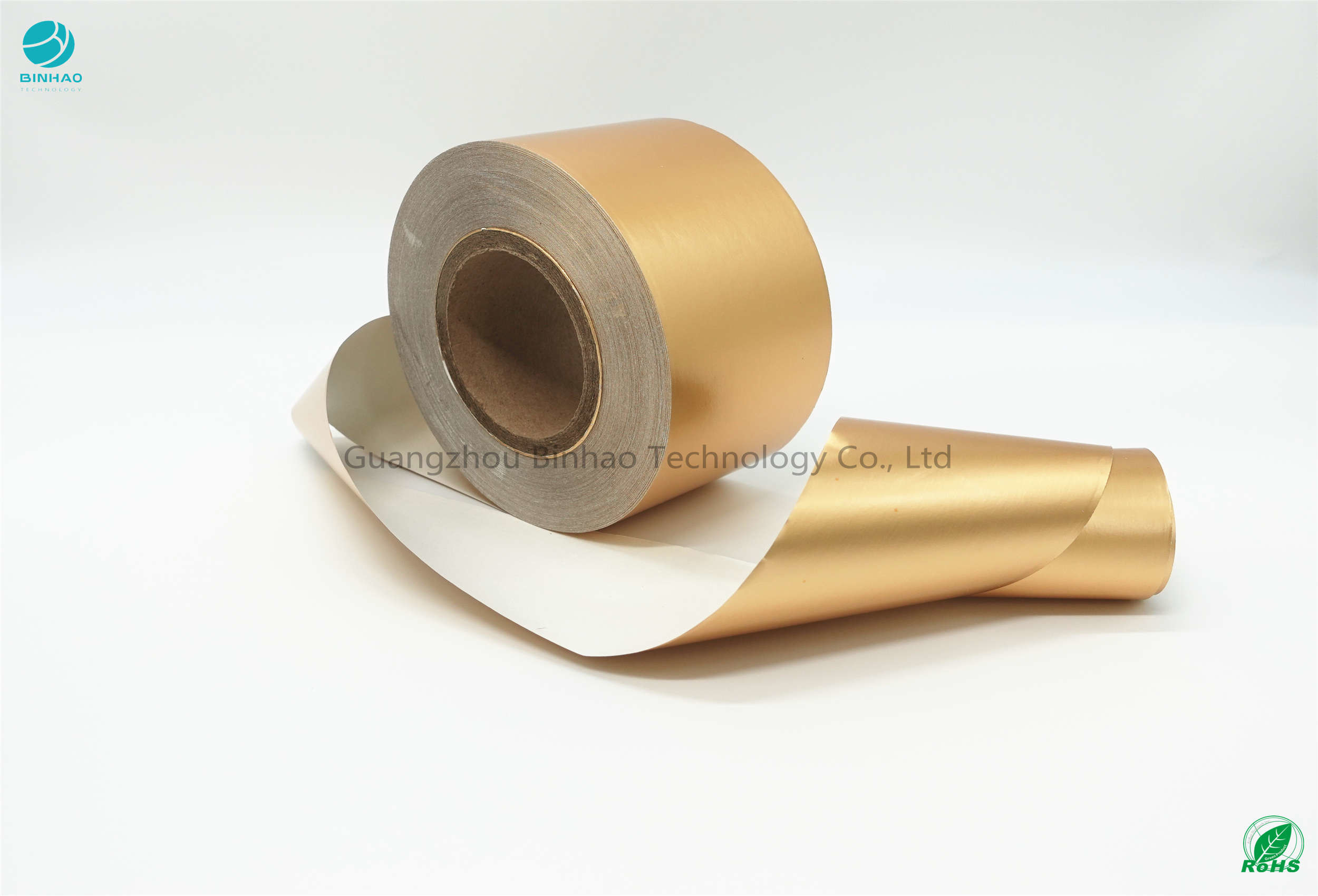 مات 2 لایه با مقاومت بالا 70 گرم در متر مکعب فویل آلومینیوم کاغذ توتون طلای کاغذی