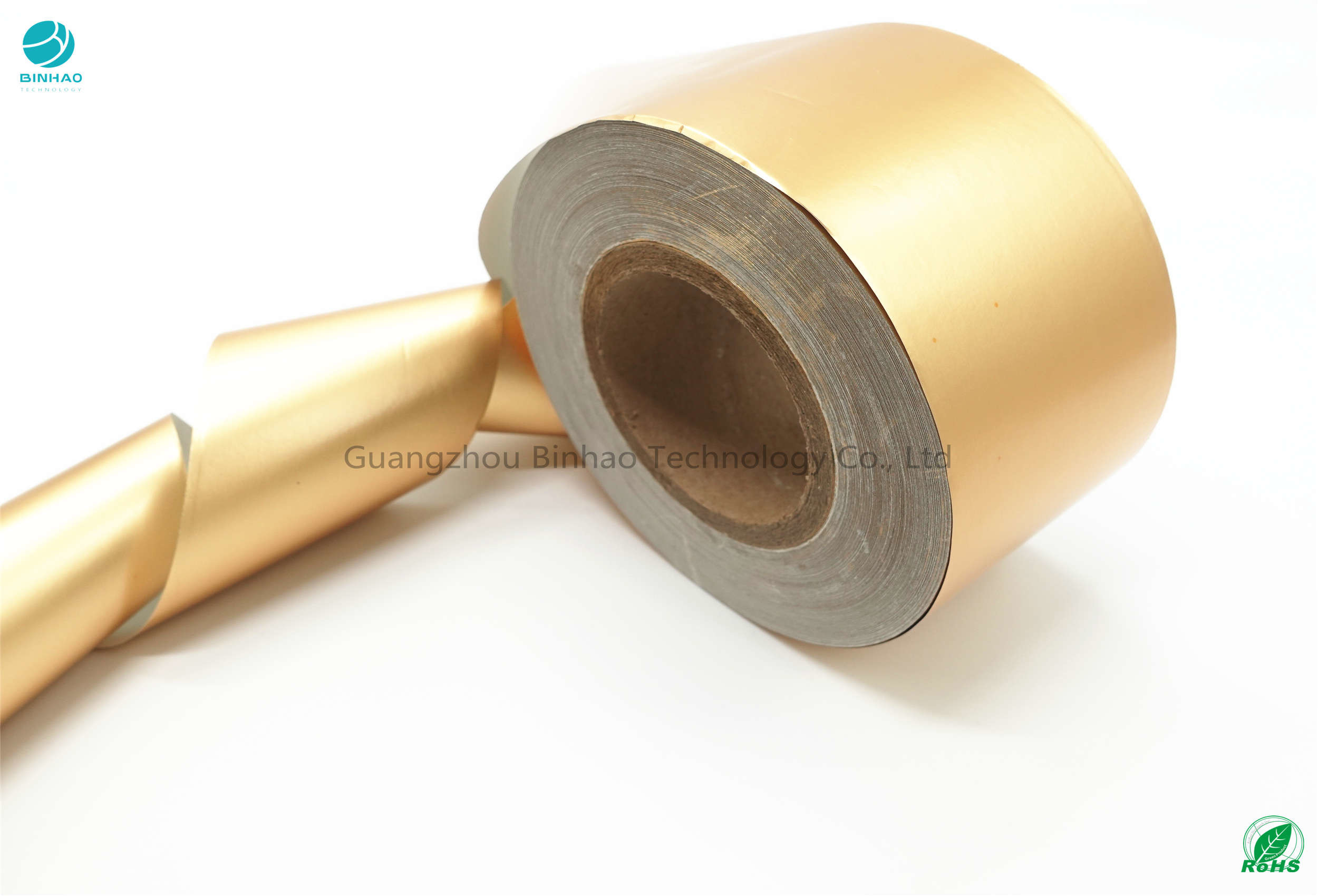 کاغذ فویل آلومینیومی آلومینیوم رنگ طلای 76mm آلیاژ 8011
