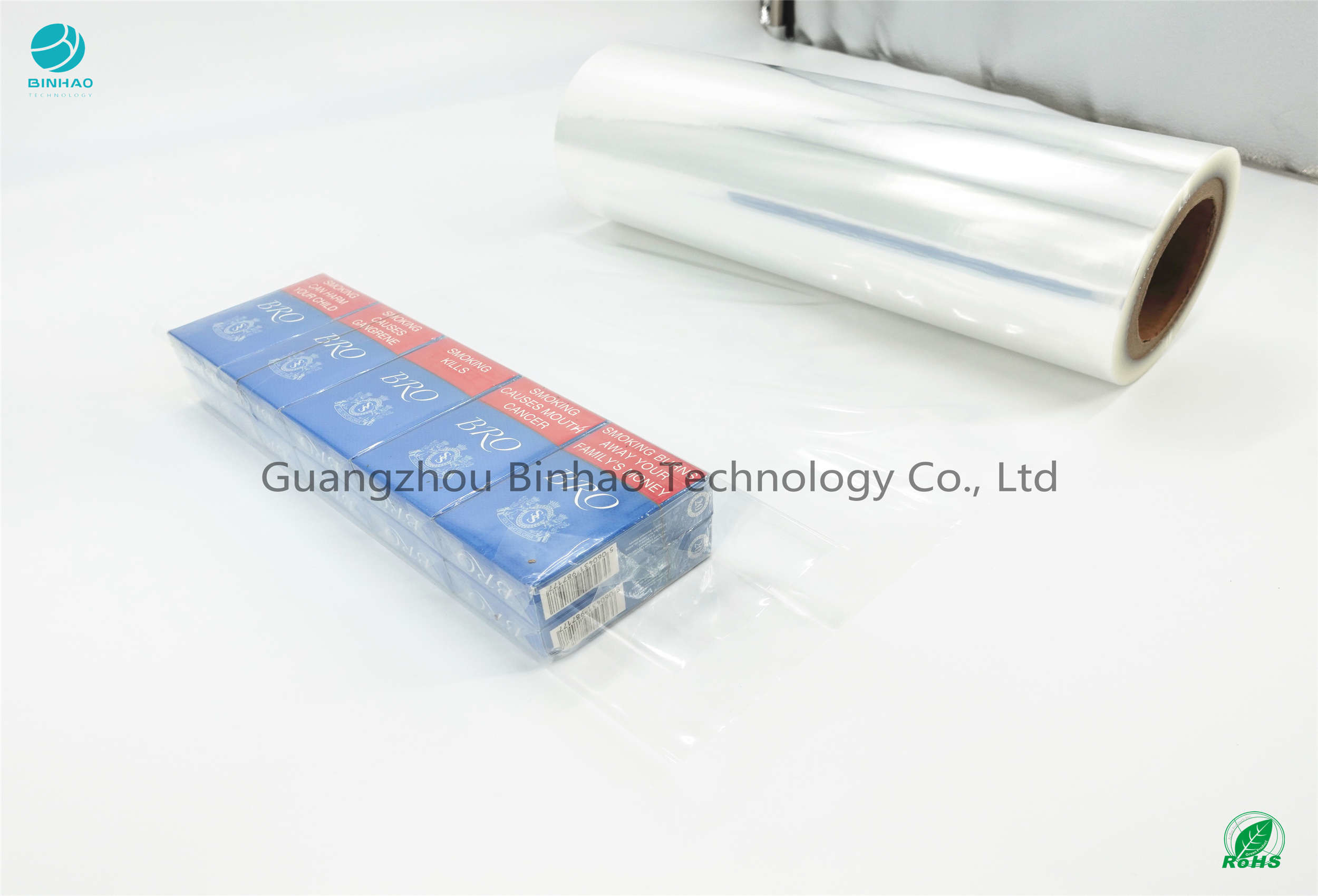 Translucent Smooth 88.67٪ Tobacco PVC Packaging Film