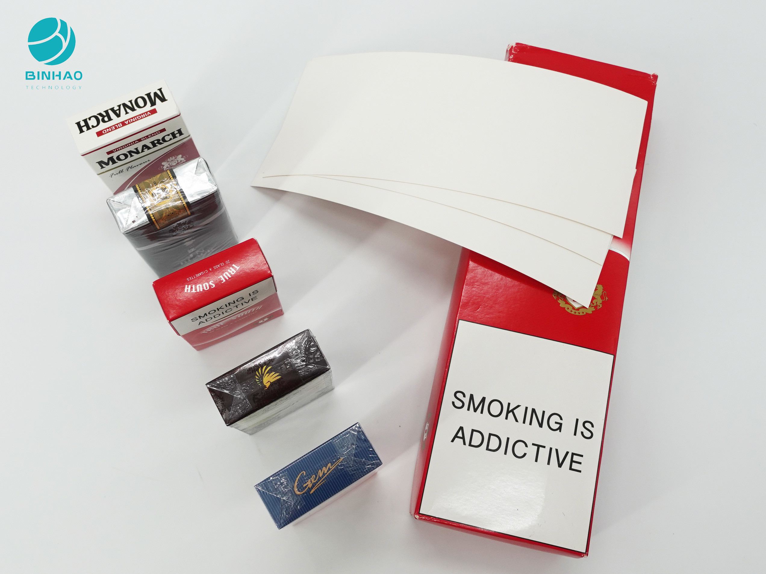 مقوا جعبه بسته بندی سیگار جعبه بسته بندی تنباکو با آرم سفارشی