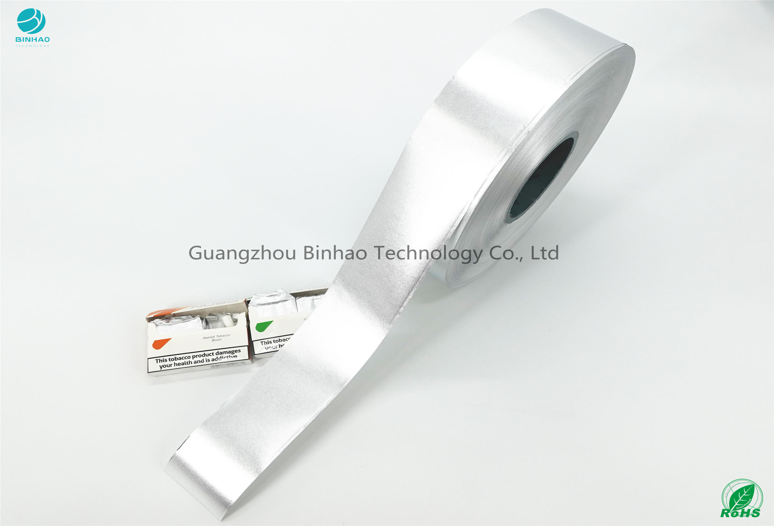 کاغذ بسته بندی کاغذ بسته بندی فویل آلومینیوم با عرض 50 میلی متر مواد سیگار HNB