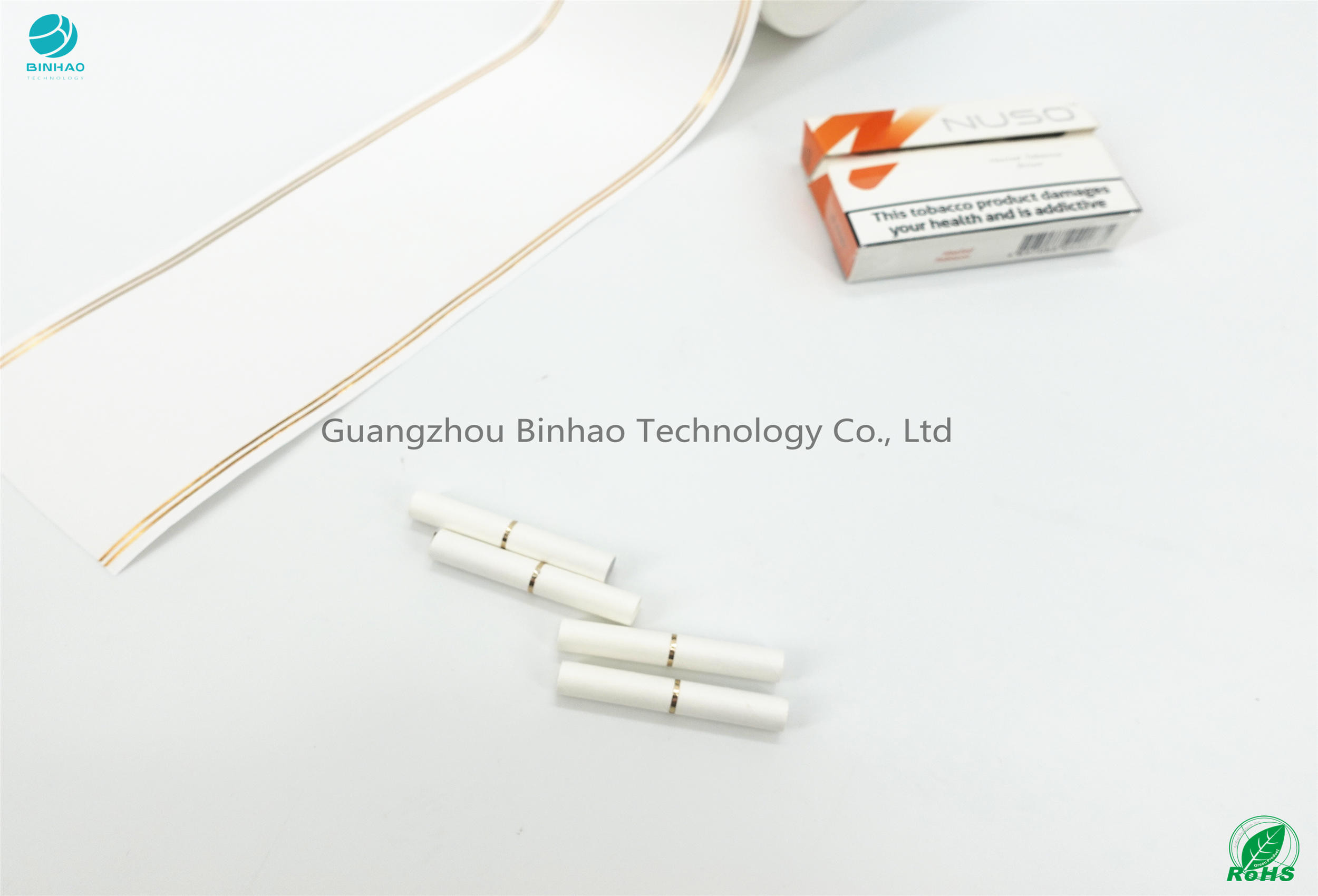 کاغذ پرینت چاپ مسدود کننده طلا HNB مواد بسته بندی سیگار الکترونیکی اندازه 50 میلی متر