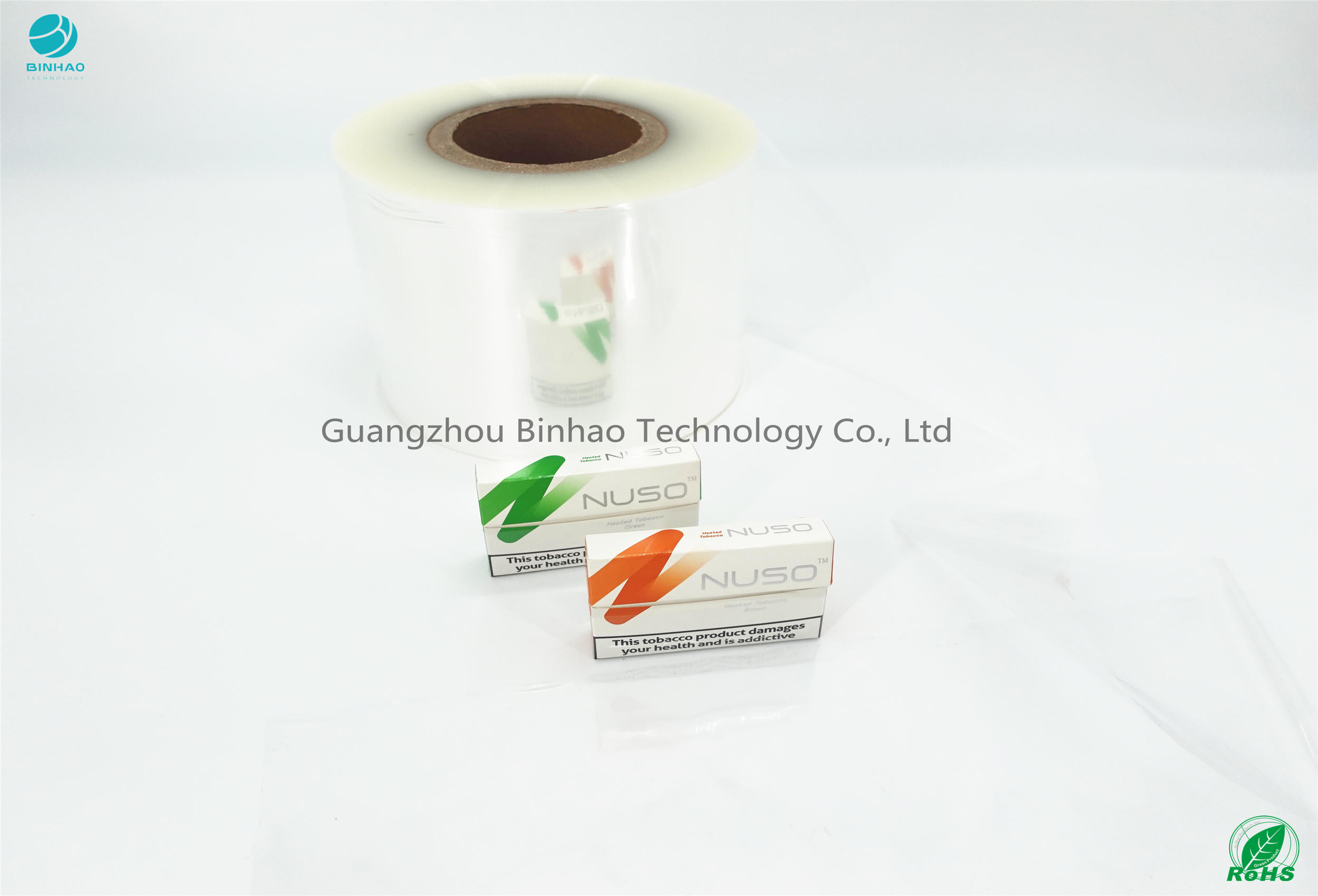 BOPP Film Transparent Color HNB E-Cigareatte بسته بندی مواد بسته بندی هسته داخلی 76 میلی متر