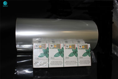 ISO بسته بندی شده 25 میکرون PVC فیلم بسته بندی برای جعبه جعبه سیگار برهنه اندازه بسته شده به عنوان جعبه بیرونی
